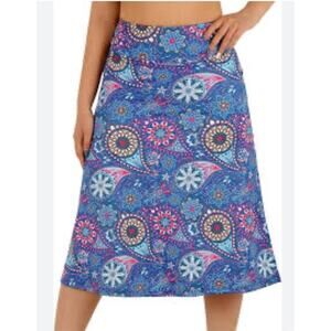 Womens Skorts Modest‎ Knee Length Skirts Athletic Midi Active Running Sz Medium